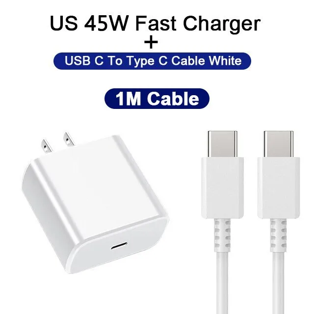 US Plug-White Cable